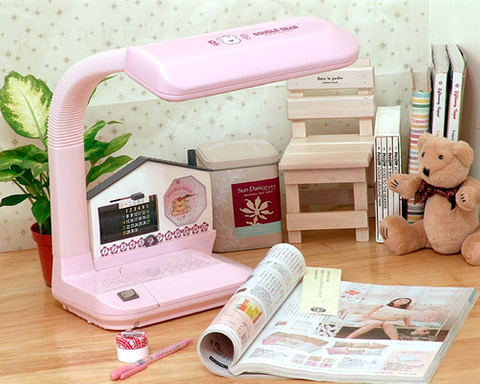 大寶熊 時鐘 萬年曆 收納盒多功能太陽燈